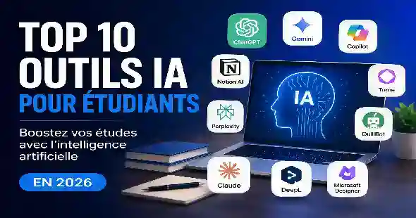 Top outils IA pour étudiants en 2026